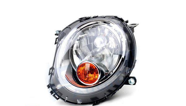 Strålkastare H4 med gul blinkers Vänster sida 63122751263 MINI R56 R56LCI R57 R57 LCI R55 R55LCI R58 R59