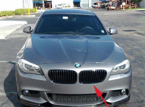 Njurar svart original -BMW Performance- V.-sida 51-71-2-165-539 F10 F11 F18 F10 LCI F11 LCI