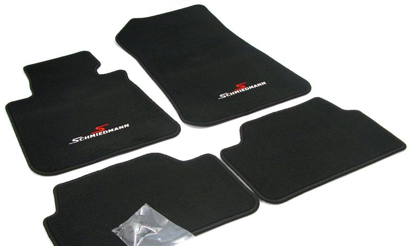 Golvmattor fram/bak original Schmiedmann -Sport Edition- svart SCM1SP BMW E87 E87LCI