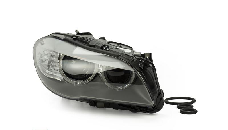 Strålkastare D1S Bi-xenon Höger sida komplett med xenon utan adaptivt ljus original Hella 63117271912H F10 F11 F18