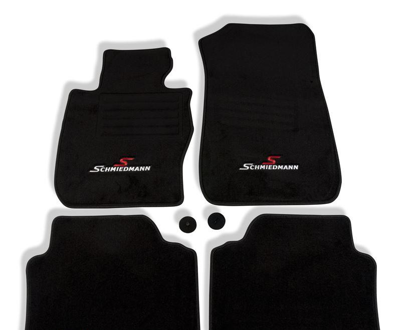 Golvmattor fram/bak original Schmiedmann -Sport Edition- svart SCM90SPX BMW E90 E91 E90LCI E91LCI