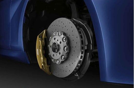 BMW ///M-Performance eftermonteringskitt kolfiber-ceramic brakes fram+bak - Original BMW 34-11-2-317-804 F10 F12 F13 F06 GC F06 GC LCI F12 LCI F13 LC