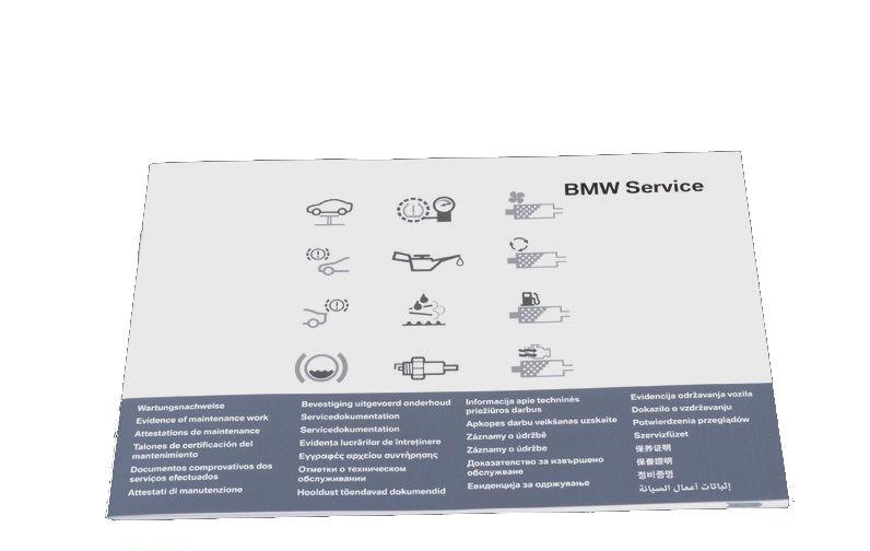 Servicebok BMW - för modeller från 2012 01-40-2-901-444