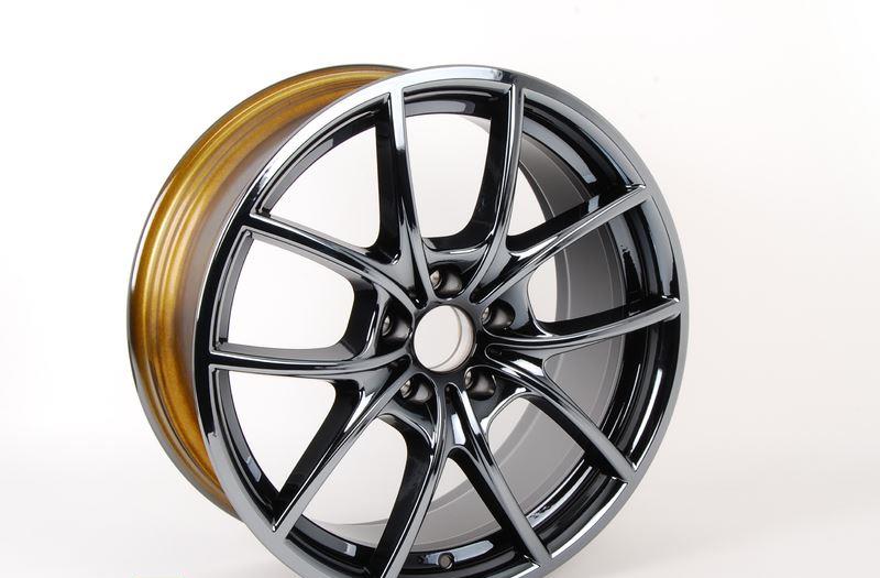 20" V-Speiche 356 Liquid Black, fälg 9,0X20 ET44 (original BMW) 36-11-6-853-817 F10 F11 F12 F13 F06 GC F10 LCI F11 LCI F06 GC LCI F12 LCI F13 LCI