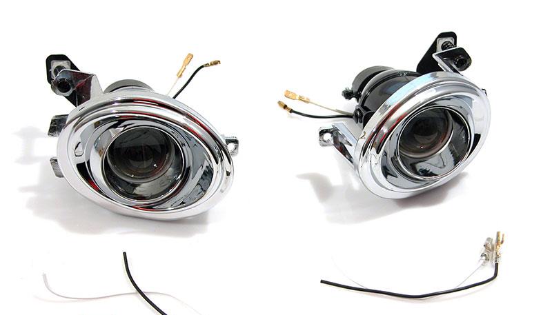 Dimljus set klarglas M-Technik krom projector look TK46MPK BMW E30 E36 E46 E34 E39