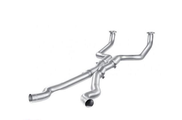 X-Pipe ersättning för mittenljuddämparen Eisenmann performance - from the fram pipe - to the bak exhaust (Will increase the racing sound) B5426.00001