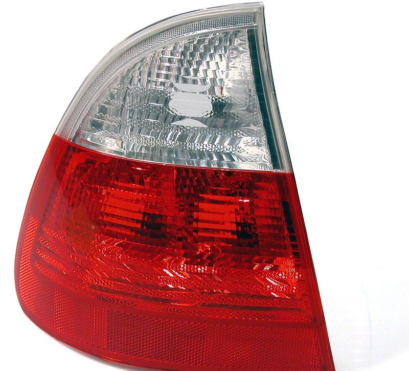 Baklykta standard vit blinkers yttre del V.-sida 63216900473U BMW E46