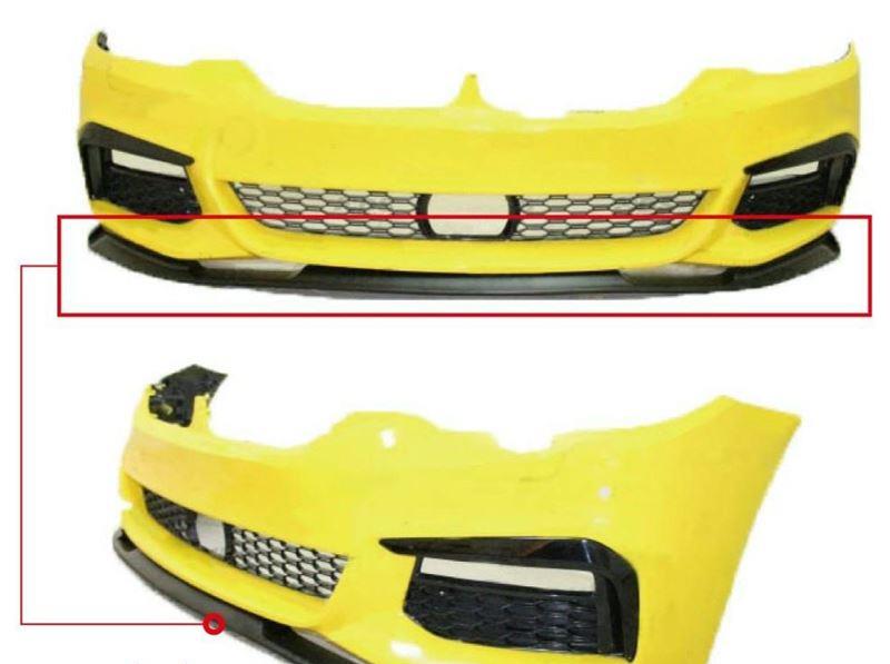 Frontspoilerläpp kolfiber -EDITION- för M-Technic fram spoiler FRLMG3031EDCAR G30 G31