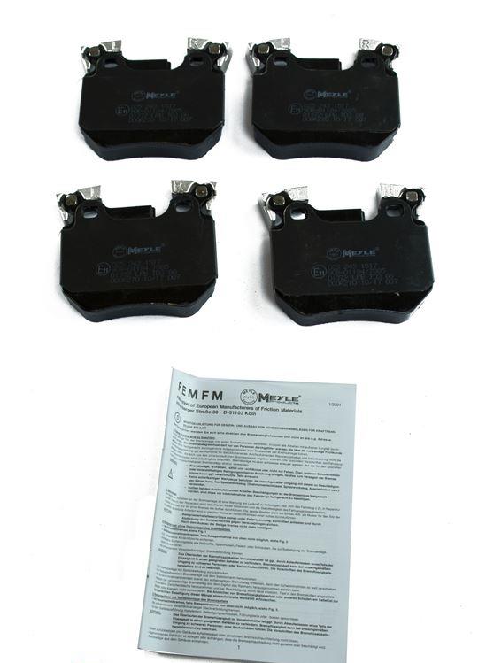 Bromsbelägg bak 34216791421 BMW E87 E90 E91 E92 E93 E81 E82 E87LCI E88 E90LCI E91LCI E92LCI E93LCI
