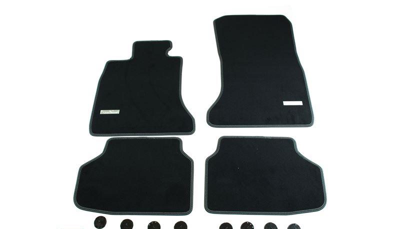 Golvmattor fram/bak original Schmiedmann -Exclusive- svart extra tjock kvalitet SCMF01LCIEX F01 LCI