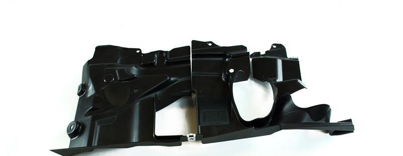 Skydd för styrväxel Vänster sida (För modeller med M-Tech.) 51-75-7-975-445 F10 F12 F13 F06 GC F06 GC LCI F12 LCI F13 LCI