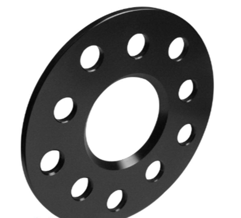 Spacerplattor alu svart anodized (5X112 hub 66,6MM), Per axel: 10MM (5MM per sida), - system 5, utan bultar 10213W