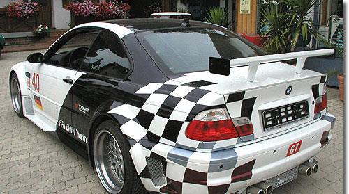 Bakre stötfångare bred -GTR- HSK46GTR BMW E46