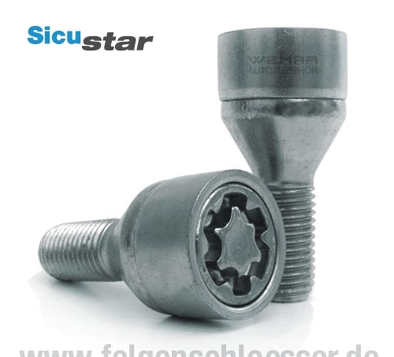 Låsbultar M12X1,5X25MM 60gr SW17 FSS-0097