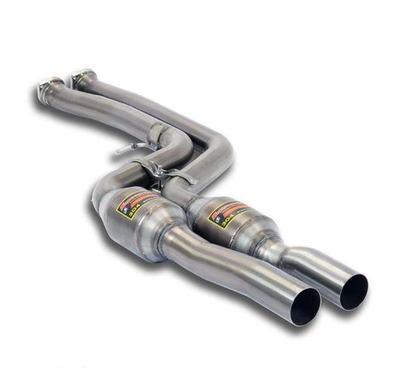 Supersprint metallic catalyst set highflow fram pipes med 200cell catalysts 525332 F87 M2 LCI
