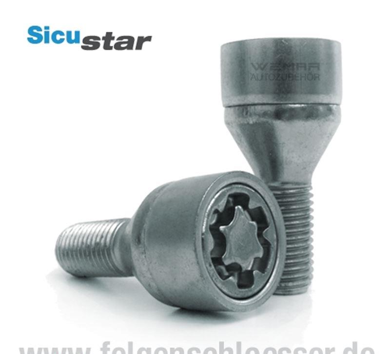 Låsbultar M14X1,25X25MM 60gr SW19 (standardlängd) FSS-2598