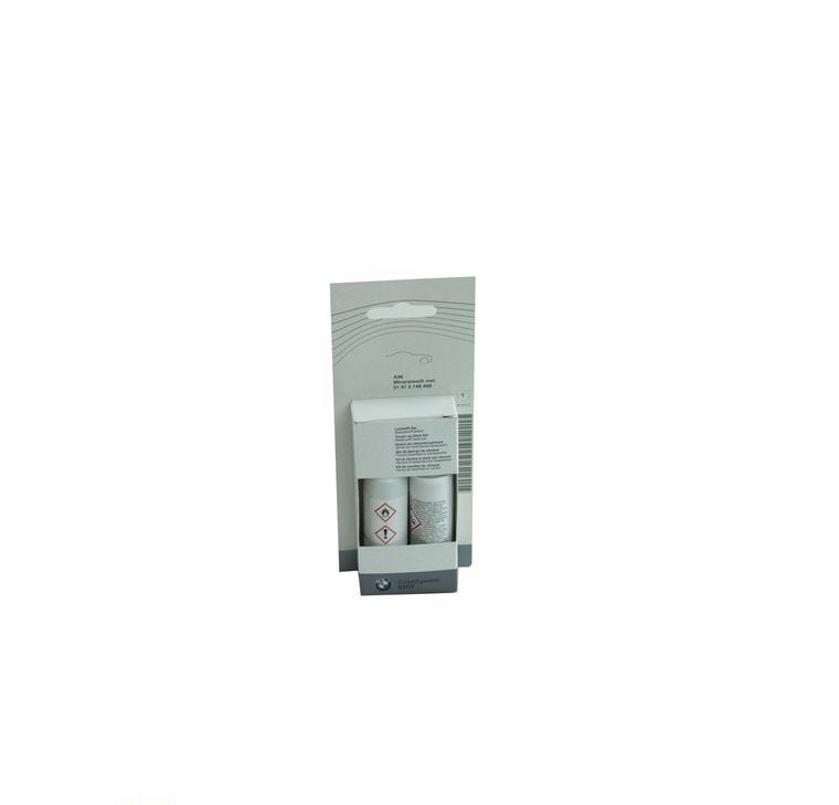 Lackstiftset (färg + klarlack) 2x12ML Mineralweiss met. A96 51-91-2-148-499