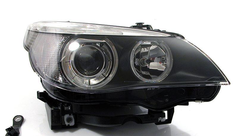 Strålkastare Höger sida med bi-xenon utan adaptivt ljus Hella (original) 63127165568H BMW E60 E61