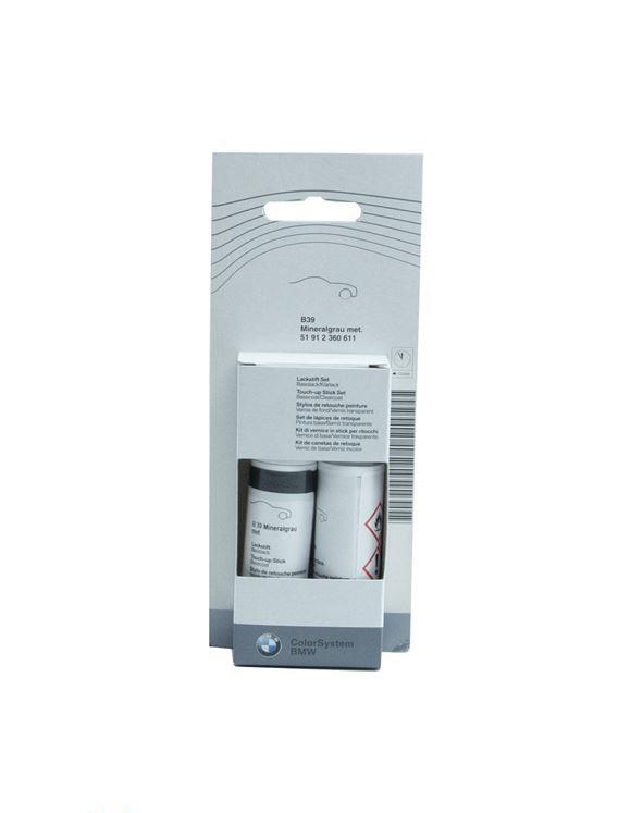 Lackstiftset (färg + klarlack) 2x12ML Mineralgrau met. B39 51-91-2-360-611