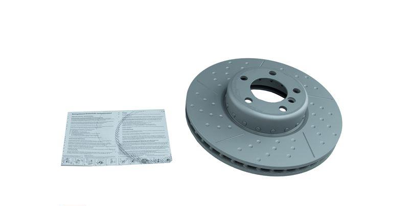 Bromsskiva 340x30MM ventilerade/borrade - För modeller med M-Performance bromsar 34106797602Z