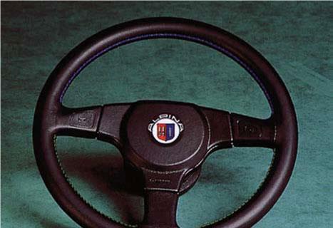 Sportratt läder 3 ekrig original Alpina D=360MM 3233034 BMW E36 E31 E24