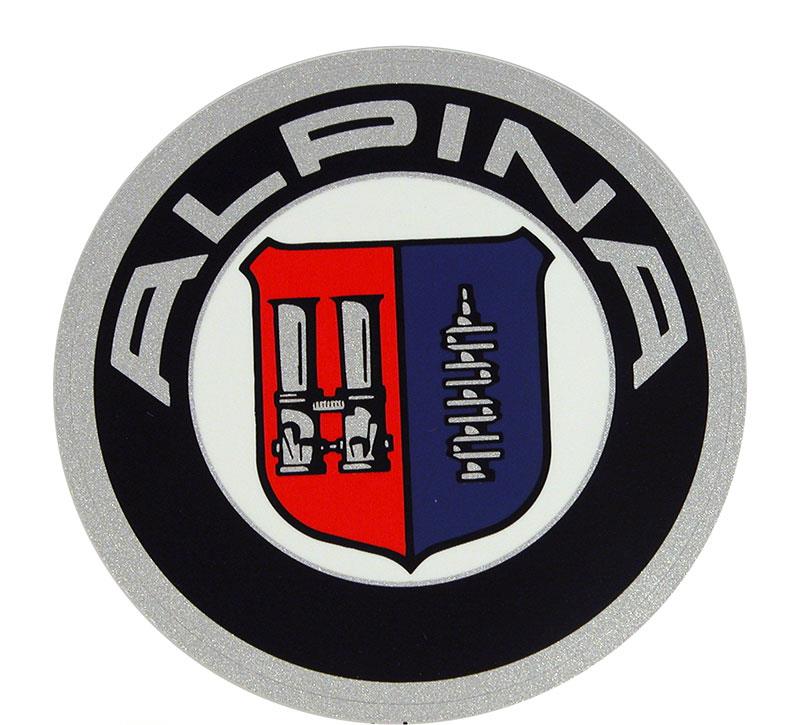 Alpina logo runt klistermärke D=59MM 3613603