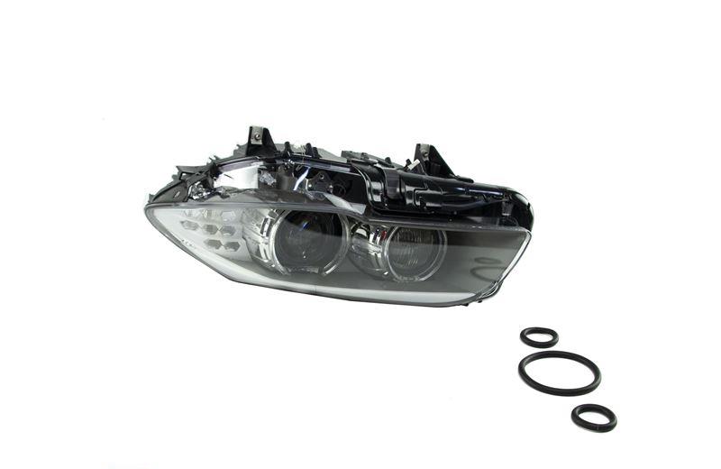 Strålkastare D1S Bi-xenon Vänster sida komplett med xenon och adaptivt ljus original Hella 63117271903H F10