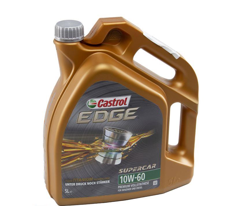Motorolja Castrol Edge FST 10W-60 helsyntet 5liter dunk (Notera 5L dunk) F5ED10W60FST