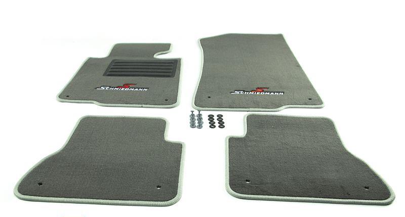Golvmattor fram/bak original Schmiedmann -Sport Edition- grå SCM46CSPG BMW E46