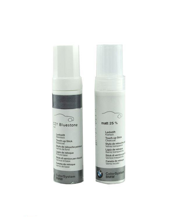 Lackstiftset (färg + klarlack) 2x12ML Bluestone met. C2Y 51-91-2-446-293