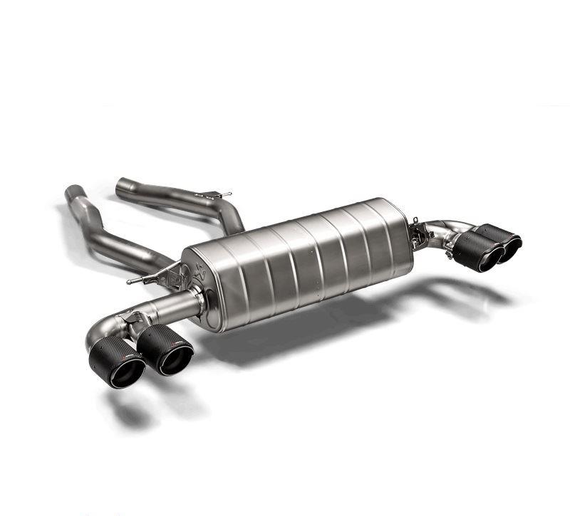 Akrapovic sportljuddämpare bak, Slip-On Line (Titan) med kolfiber slutrör S-BM-T-9H Z4 (G29)