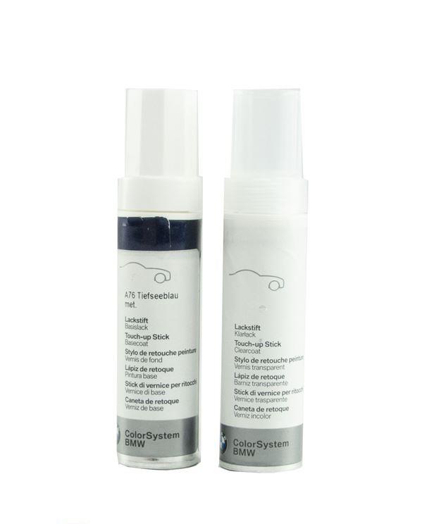 Lackstiftset (färg + klarlack) 2x12ML Tiefseeblau met. A76 51-91-0-422-626