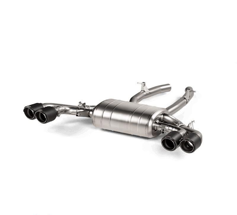 Akrapovic sport rear silencer, Slip-On Line (Titanium) F97 X3 M/ F98 X4 M -ECE type approval- S-BM-T-10H BMW X3 M (F97) X4 M (F98)