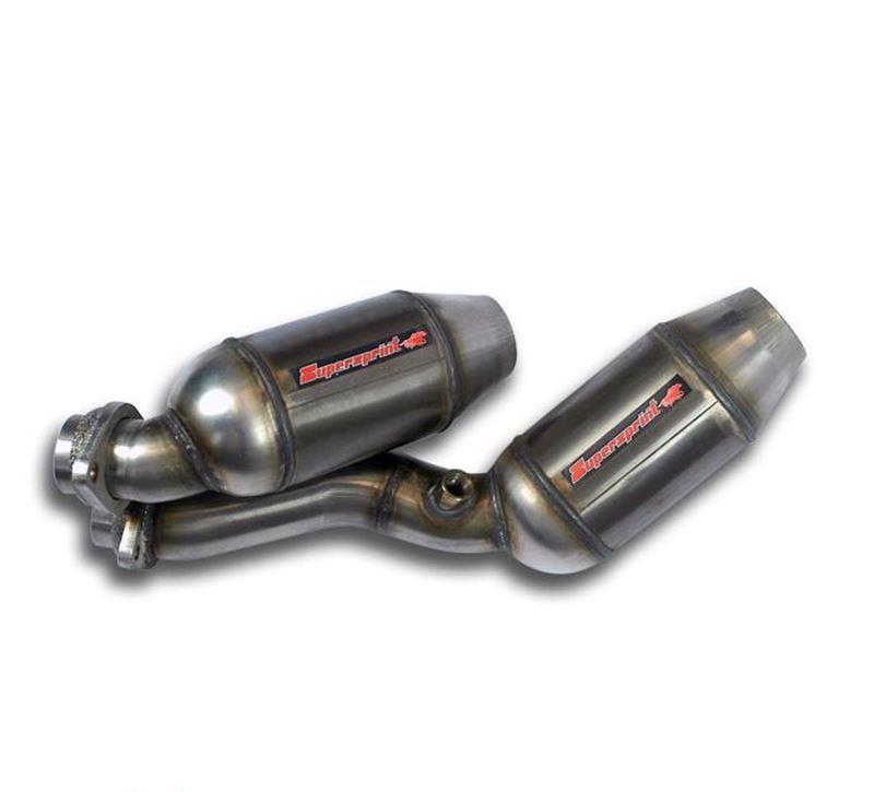 Supersprint Metallic catalytic converter HJS, 100CPSI kit for OEM headers(Weld on connection) 044021 BMW E46