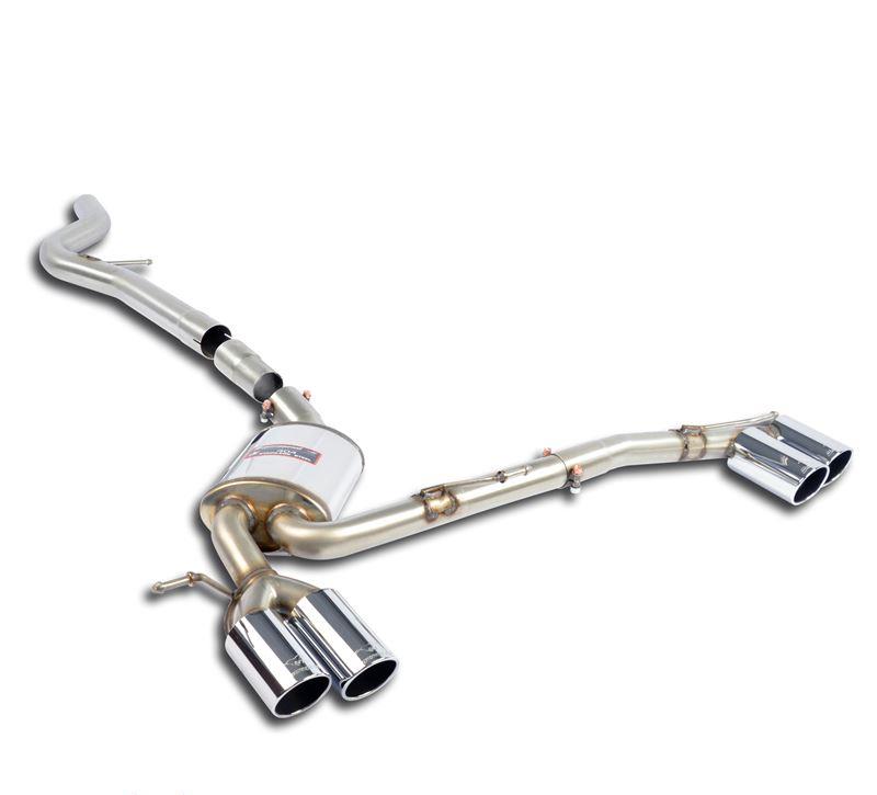 Supersprint Rear exhaust Right OO80 - Left OO80 983306 BMW X1 (E84)