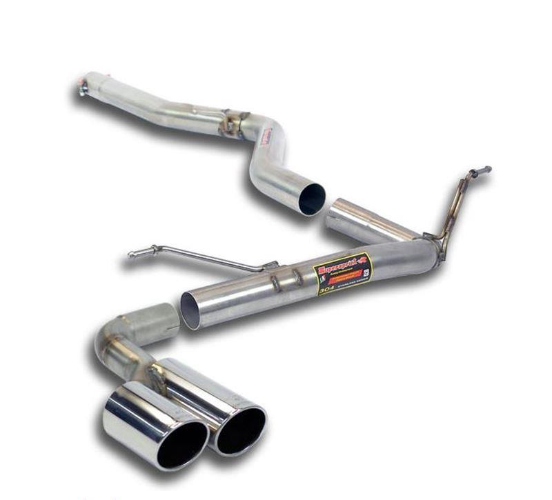 Supersprint Connecting pipe + rear pipe OO80(Muffler delete) 983616 F30 F31