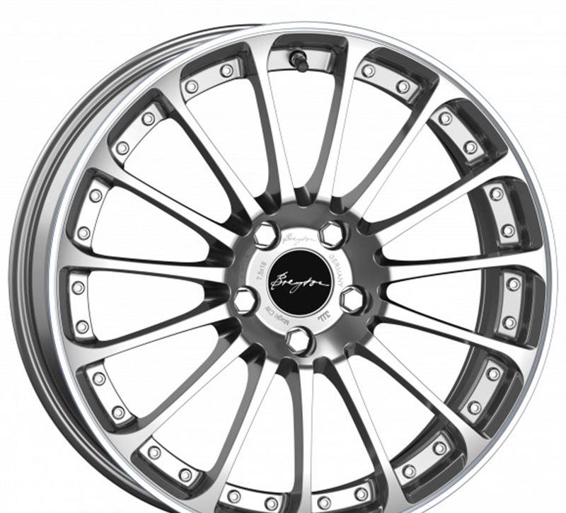 Breyton Magic CW Hyper Dark with Polished Lip 8,5 X 19" 50851952331935 F45 SAT F46 MPV F54 F60 F45 SAT LCI F46 MPV LCI F40 F54LCI