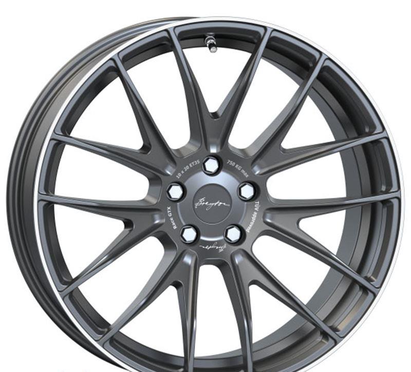 Breyton Race GTX Matt Gun with Polished Lip 8,5 X 20" 50852030381927 BMW G20 X3 M (F97) X4 M (F98) G21