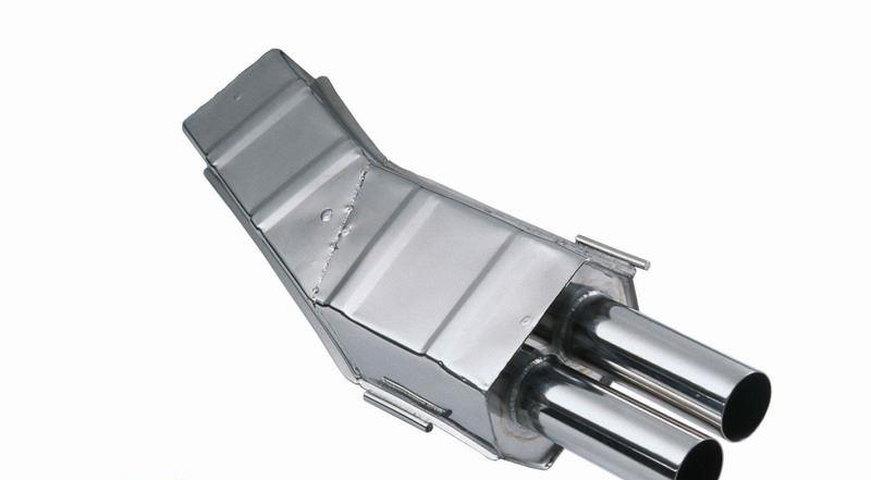 Eisenmann Rear Silencer RACE 2x Ø 83 mm Without ECE-Approval B5231.20831 BMW E34