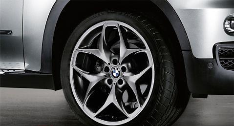 21" Doppelspeiche 215 svart fälg 11,5X21 (original BMW) (Passar endast bak) 36-11-6-782-834 BMW X5 (E53) X5 (E70) X6 (E71) X6 (E72 Hyb) X5LCI (E70)