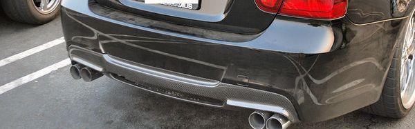 Diffuser bak kolfiber -EVO Air- för M-Tech. typ 2 stötfångare bak IN9091MCAR2A BMW E90 E91 E90LCI E91LCI