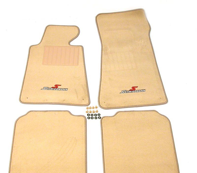 Golvmattor fram/bak original Schmiedmann -Sport Edition- beige SCM32ILSPB BMW E32