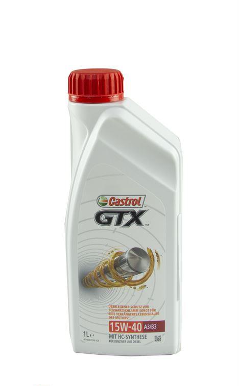 Motoroil CCastrol 15W40 A3/B3 fully synthetic 1 liter can CASGTX15W401L