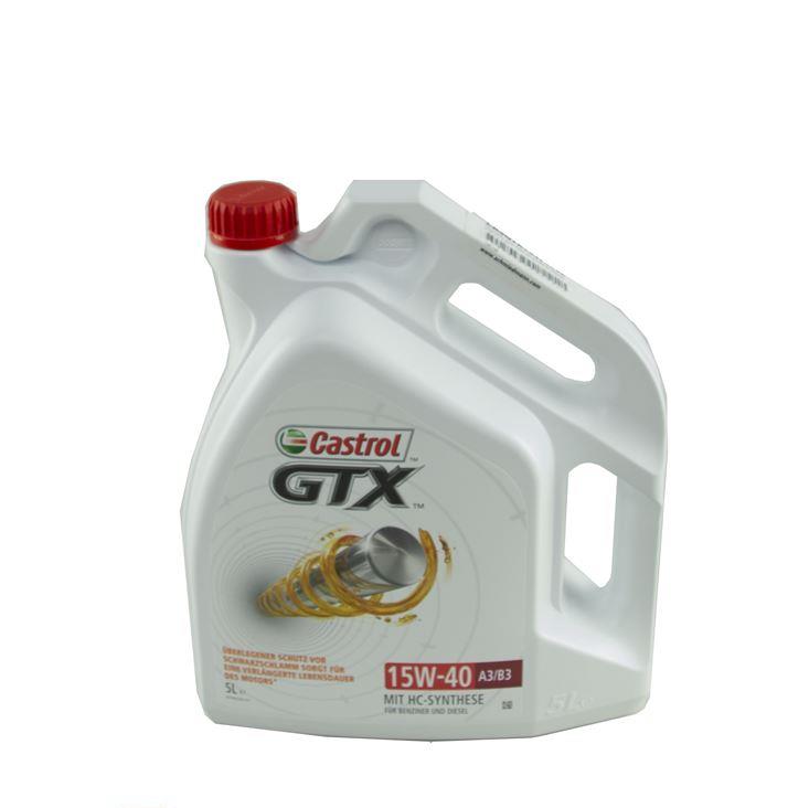 Motoroil CCastrol 15W40 A3/B3 fully synthetic 5 liter can CASGTX15W405L