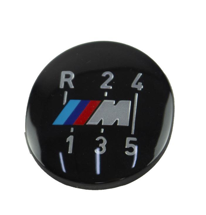 Emblem M-Tech. 5-växlad för gear knob 25-11-1-221-616 BMW E30 E28 E24