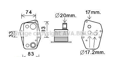 Oljekylare för motorolja, monterad på oljefilterhuset 11427787698A BMW E46 E60 X3 (E83) E61 E87 E90 E91 E60LCI E61LCI X3LCI (E83LCI)