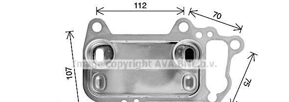 Oljekylare för motorolja 11427802113A BMW E90 E91 E92 E93 E81 E82 E60LCI E61LCI E87LCI X3LCI (E83LCI) E88 E90LCI E91LCI X1 (E84)