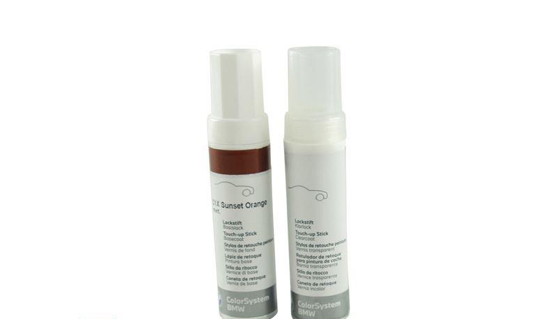 Lackstiftset (färg + klarlack) 2x12ML Sunset Orange met. C1X 51-91-2-448-768