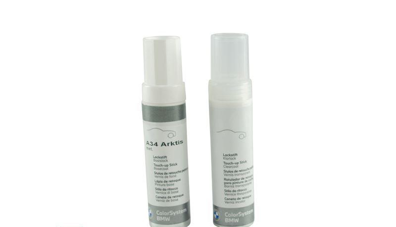 Lackstiftset (färg + klarlack) 2x12ML Arktis met. A34 51-91-0-397-027