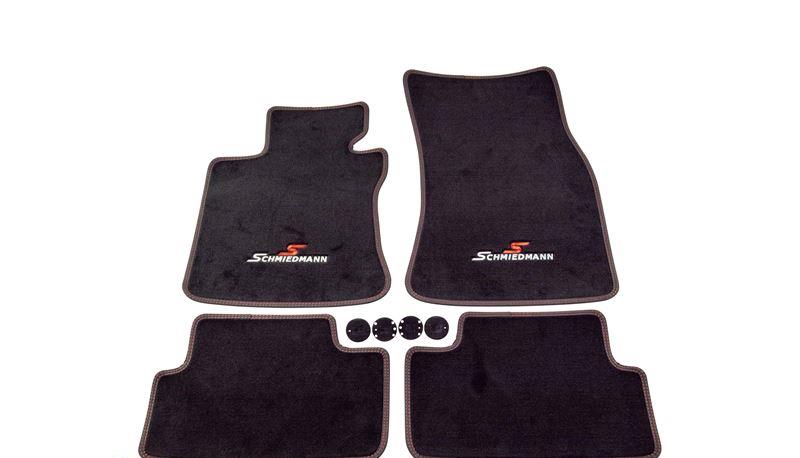 Golvmattor fram/bak original Schmiedmann -Sport EVO- svart SCM63SPR BMW E63 E63LCI